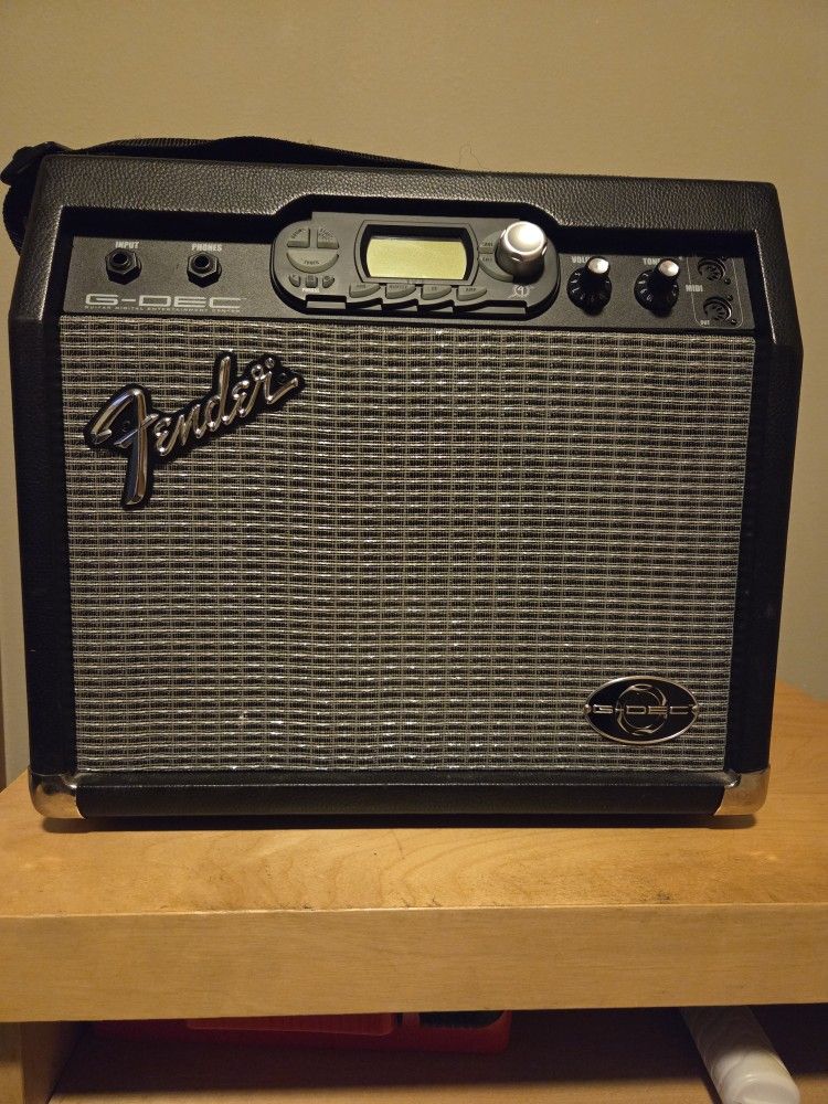 Fender G-DEC practice amp with tons of features