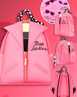 Loungefly Grease Exclusive Pink Ladies Cosplay Mini Backpack