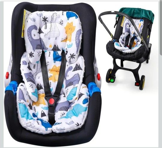 Infant Car Seat Insert 2-in-1 Reversible Baby Car Seat Cushion