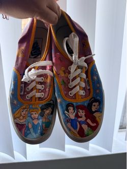 Hand painted Disney Princess Vans