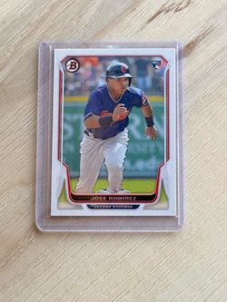 Jose Ramirez (RC) - 2014 Bowman #176 ROOKIE Paper Base - Cleveland Guardians🔥
