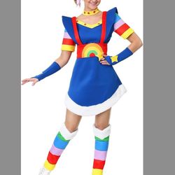 Rainbow, bright Halloween costume