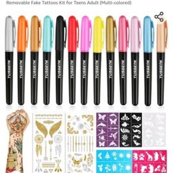 Tattoo Marker Set For Kids 