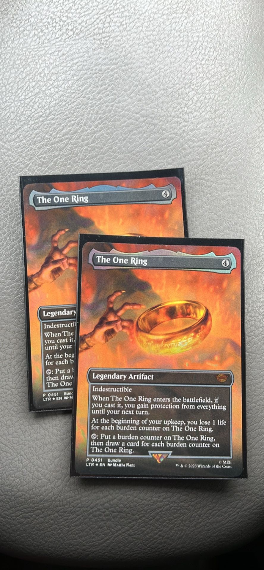 The One Ring -Magic The Gathering (x2)