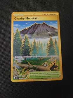 Gravity Mountain 250/191 Hyper Rare Surging Sparks NM Gold Card Pokemon TCG