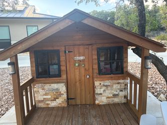 Playhouse with porch