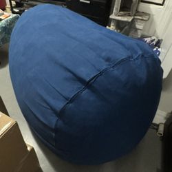 6ft Royal Blue Bean Bag Couch