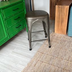 Restoration Hardware  Metal Stool