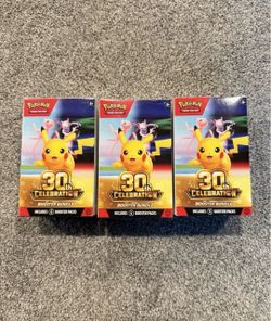 Pokemon 30th Anniversary Celebration Booster Bundles (4 available)