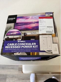 Cable concealment set