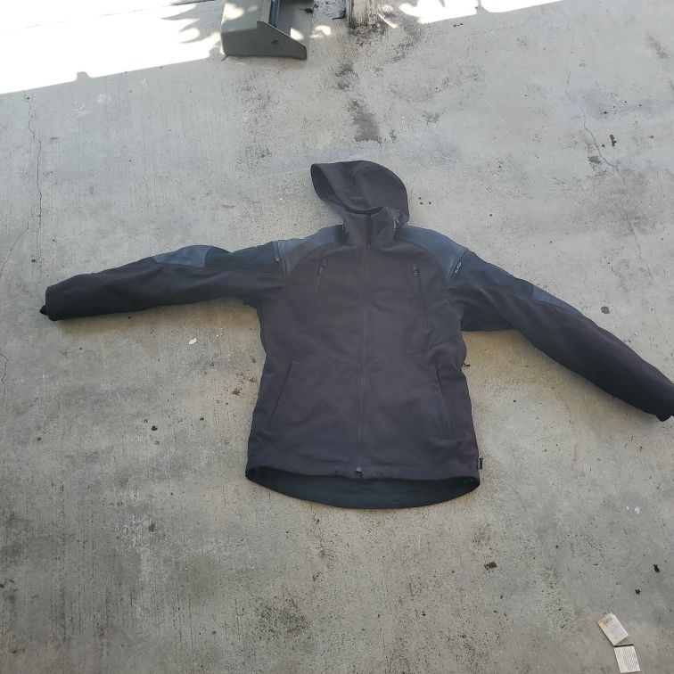 LG Black Hooded icon Jacket $80 A New One Cost $200