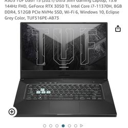 ASUS TUF Dash15 RTX3050ti