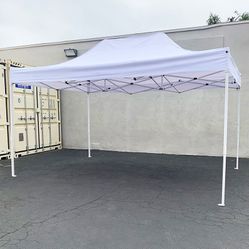 (New in box) $145 Large 10x15 FT Heavy-Duty Popup Canopy Instant Shade Quick Open w/ Carry Bag