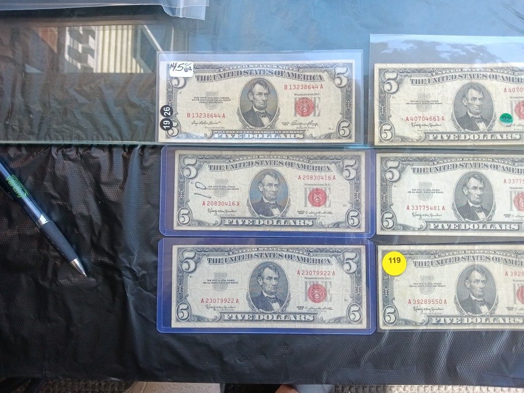 "RED SEAL" LEGAL CURRENCY 