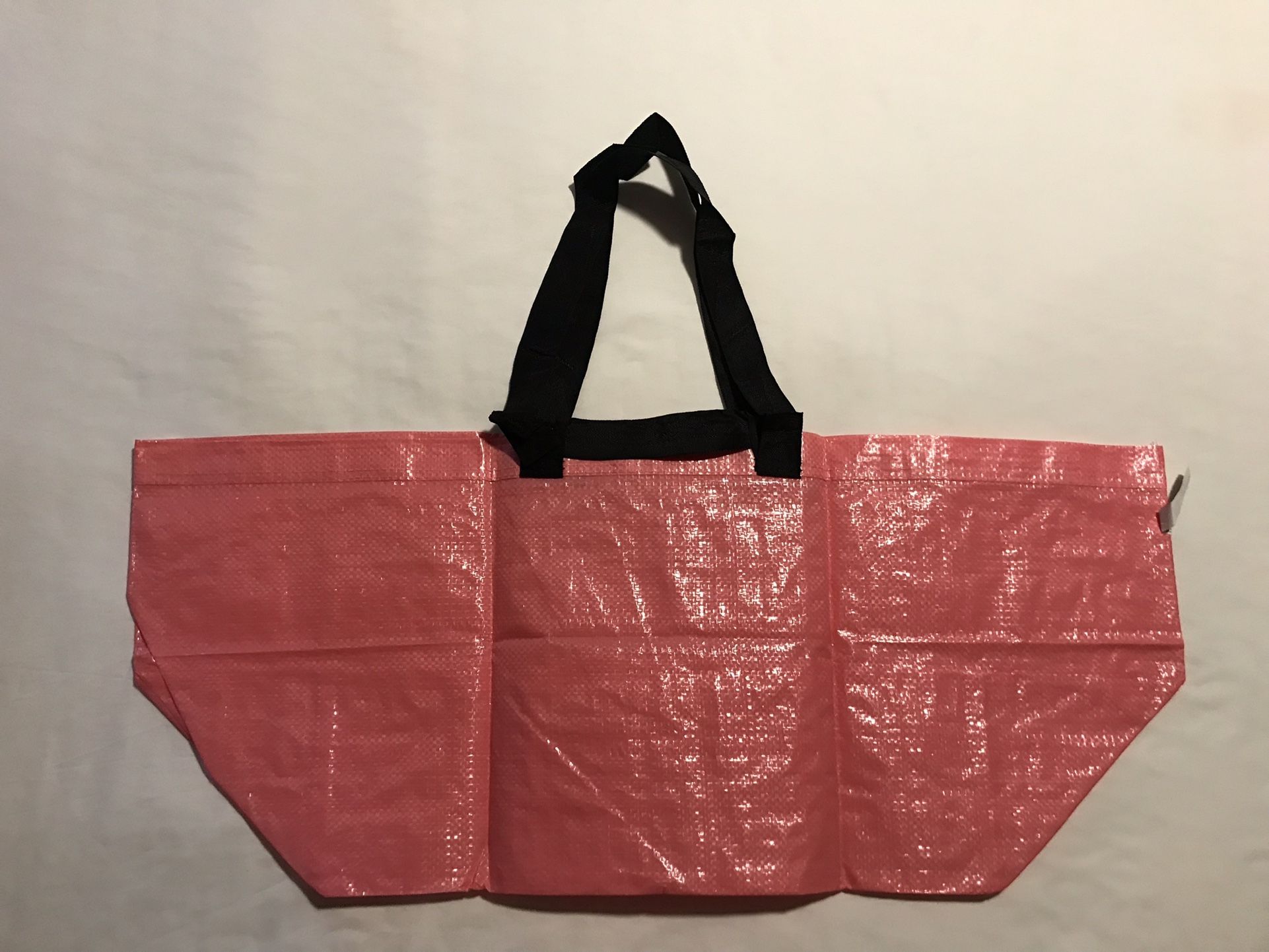 IKEA FRAKTA SLUKIS LARGE PINK SHOPPING BAG