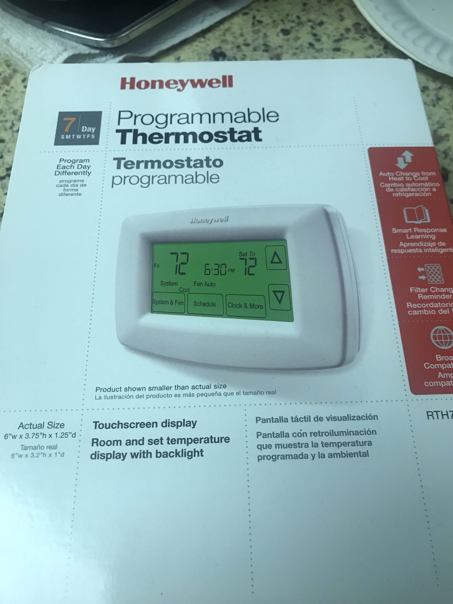 Thermostat new open package