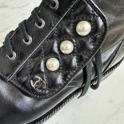 Chanel Combat Boots 