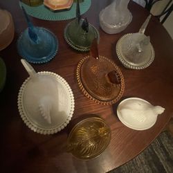 Antique Chicken Bowl 