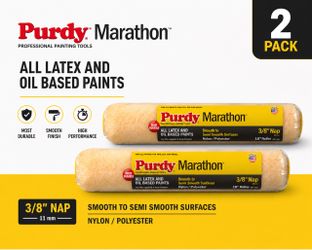 Purdy Marathon 18 in Paint Roller Covers 3/8 Nap - NEW Lot of 2, Pro Knit, 14H602182