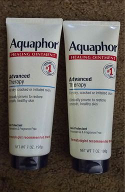 2-7 oz Aquaphor healing ointment advanced therapy