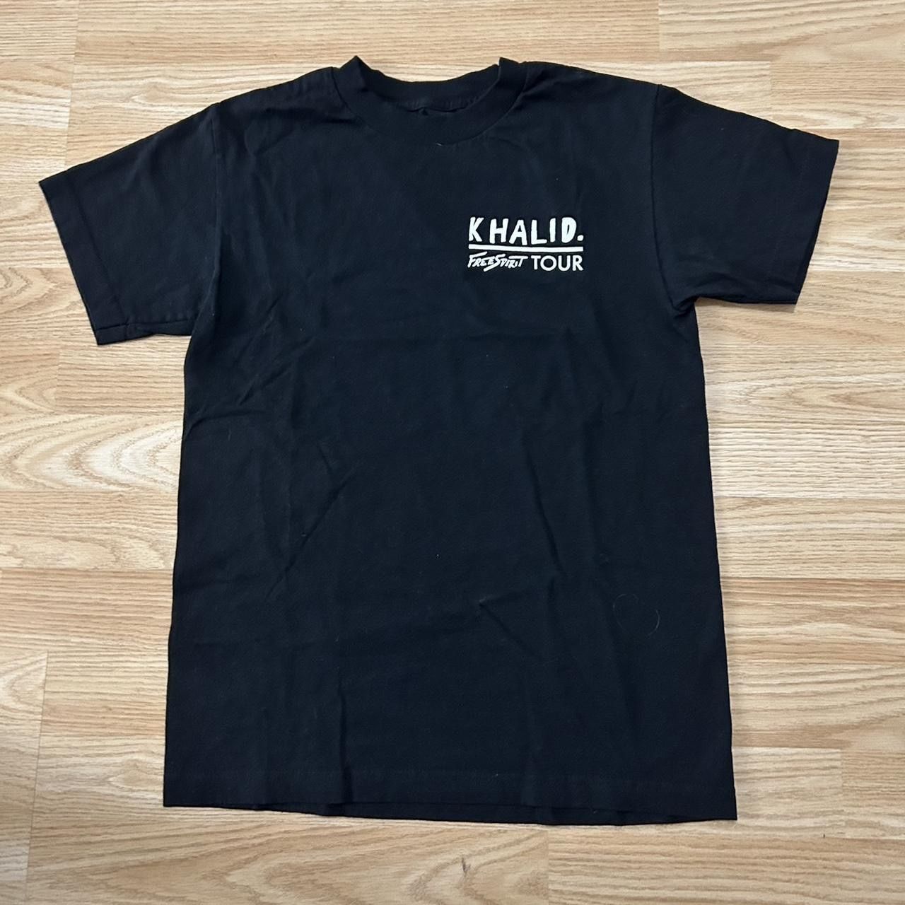 Khalid free spirit tour 2019 official merchandise T shirt black.