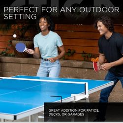 STIGA XTR Professional Foldable Outdoor Ping Pong Table Like New 