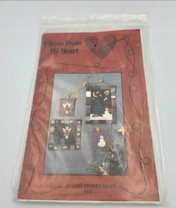 Pieces From My Heart Starry Starry Night 101 Quilts Pattern Sandy Gervais Uncut