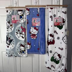 Hello Kitty Christmas Blankets 