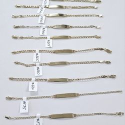 14k Kids Bracelets (Engraving Included)