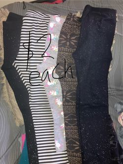 Girls leggings size 10/12