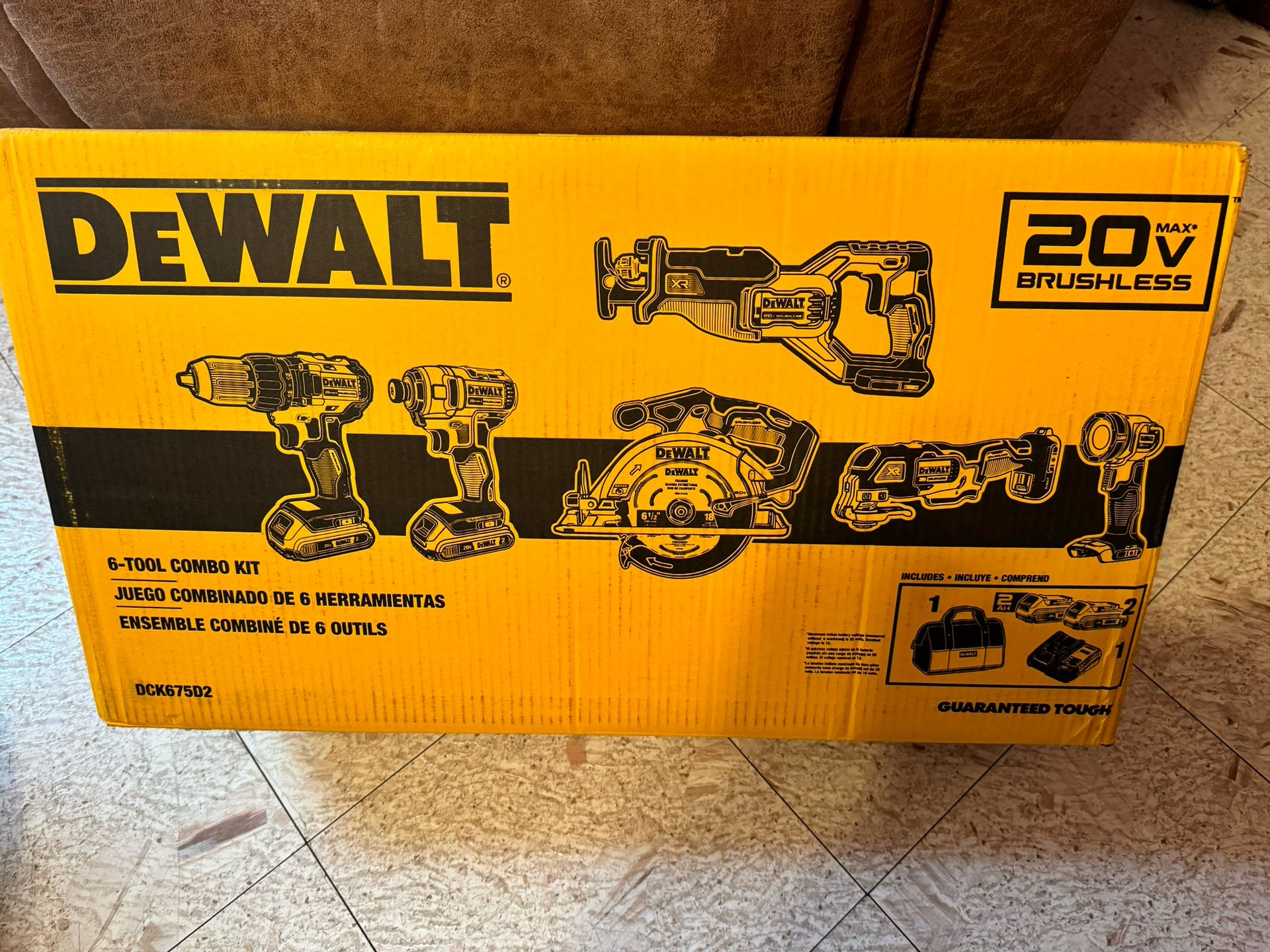 Brand New Dewalt 6 Tool Combo Kit