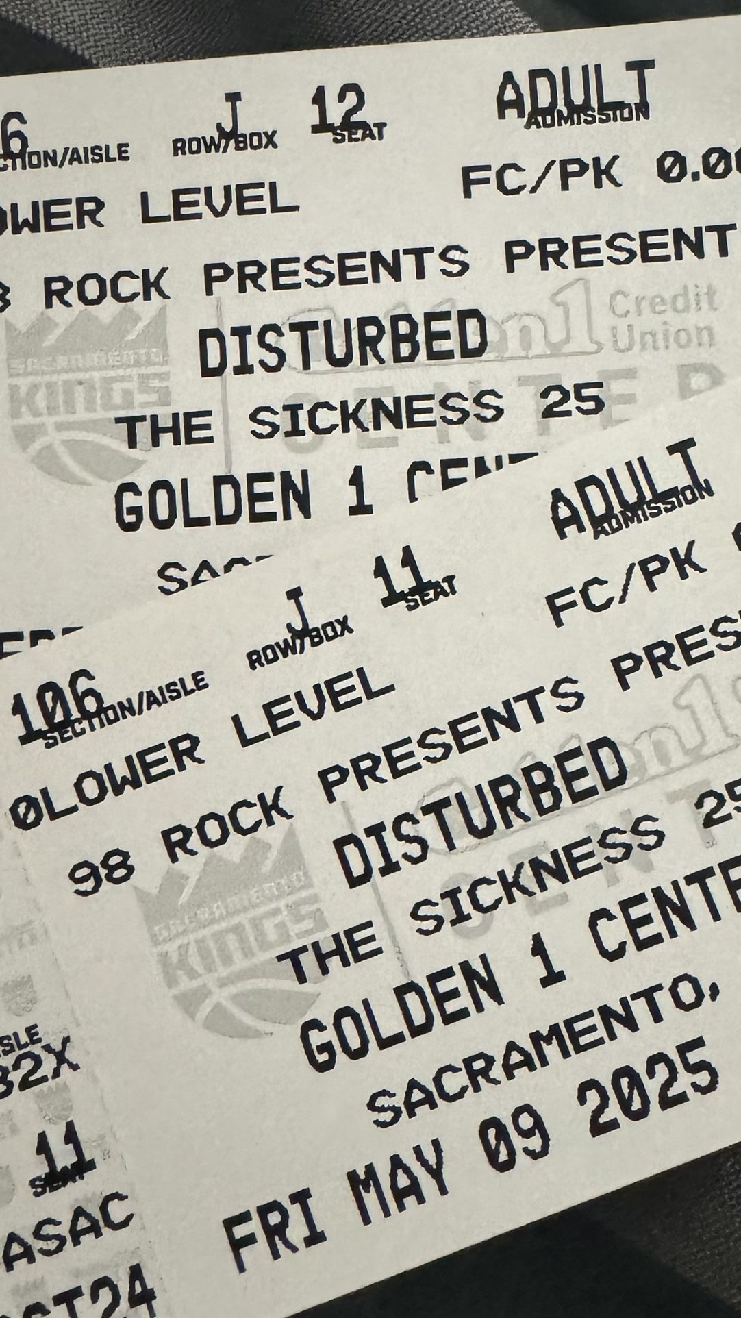 Concert Tickets