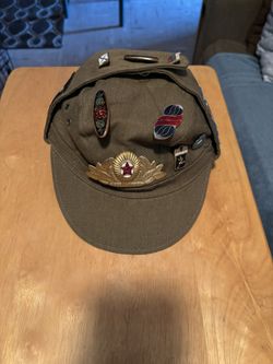 Russian army Military Cap With Pins (Open To Offers) 