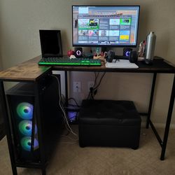 Gaming PC And Monitor