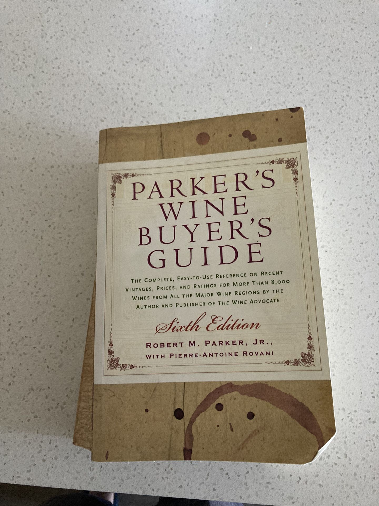 Parkers Wine Buyers guide 6th Addition
