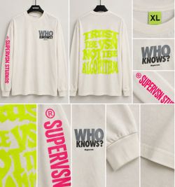 Supervsn Studios Who Knows Long Sleeve Shirt XL
