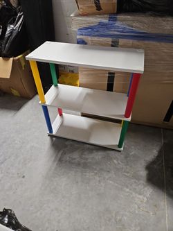 Kids Shelf Red Yellow Blue Green White