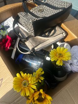 Clothes decor bags flowers