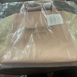 JIMMY CHOO PINK TOTE BAG 