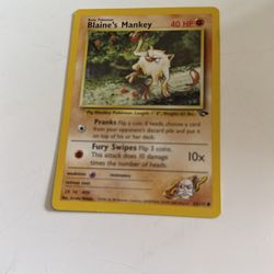 Blaine’s Mankey 1995,96,98