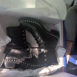 Stuart Weitzman Allie Black Boot Sz6