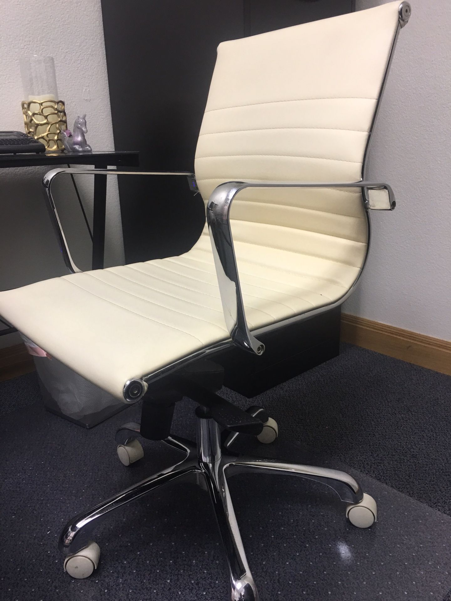 White office chair