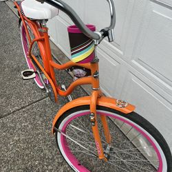 Orange Cruiser Bike 