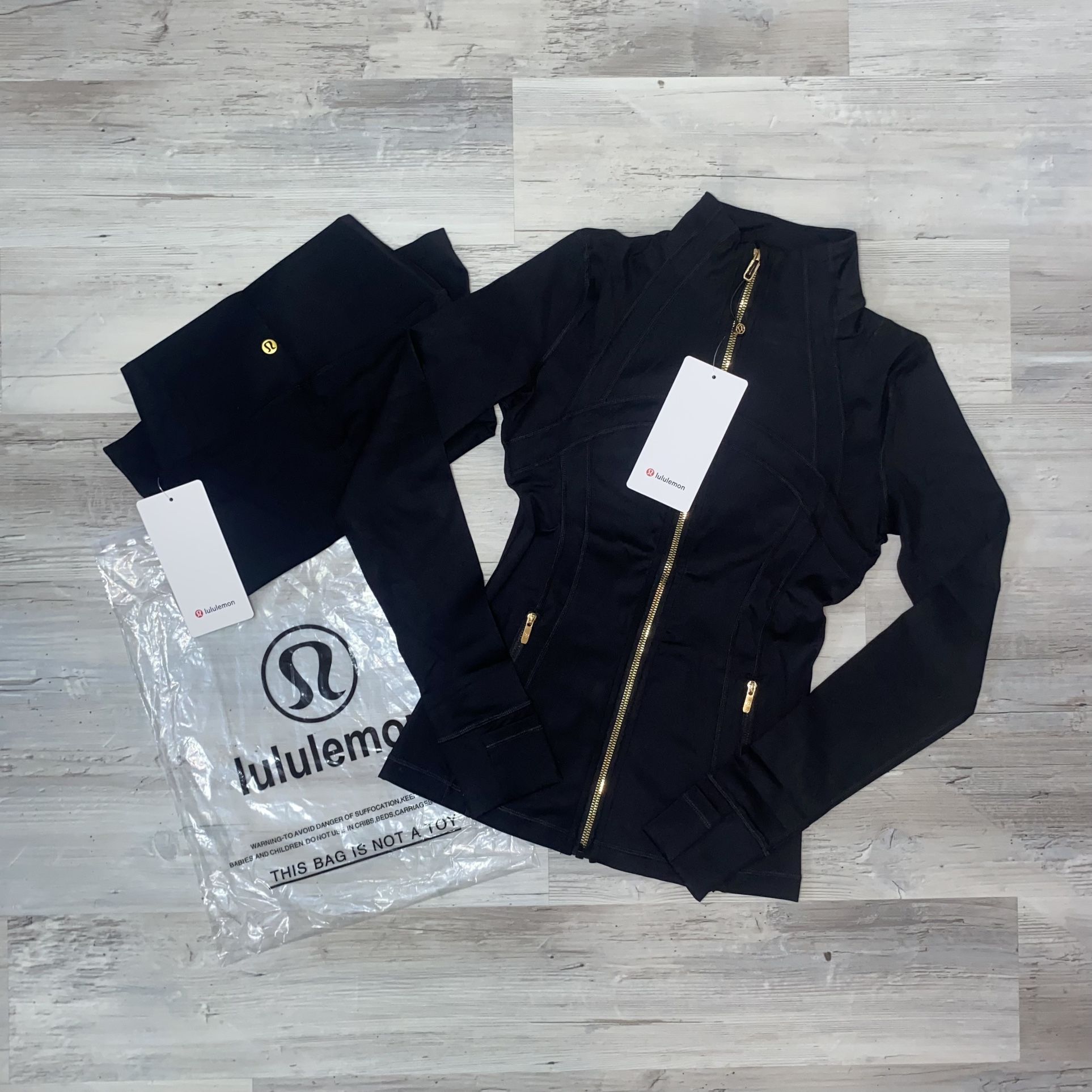 Lululemon Define Jacket Nulu/Align Short Set