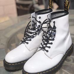 Dr Martens White boots 