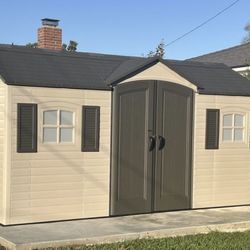 Lifetime 15 Ft. x 8 Ft. Outdoor Storage Shed