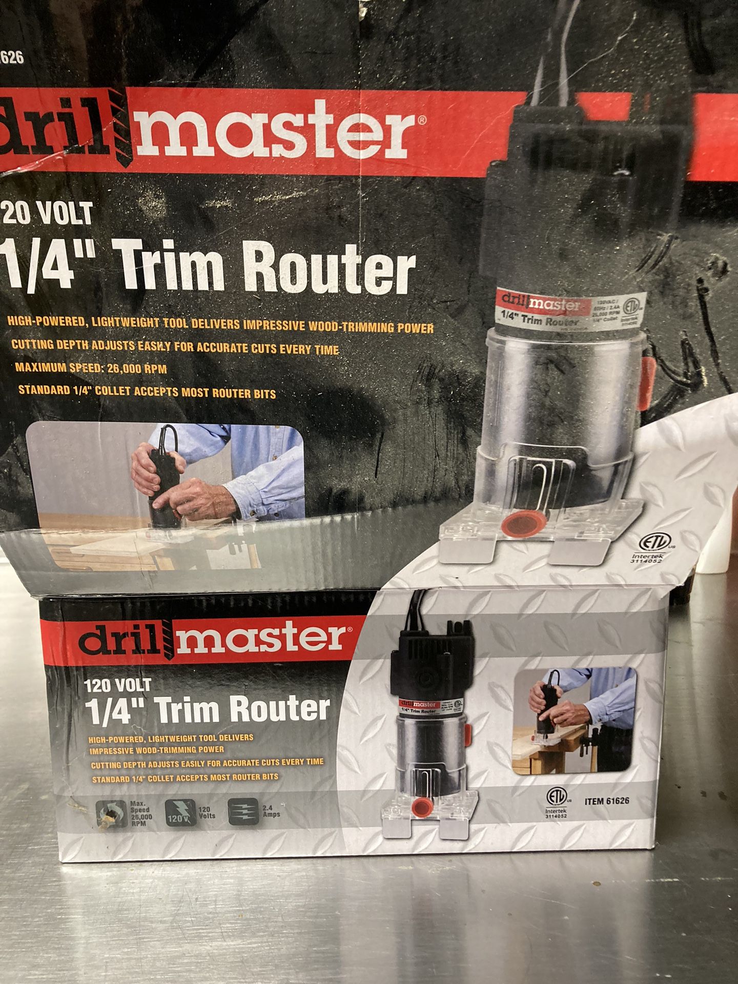 Drill Master 20 Volt 1/4" Trim Router