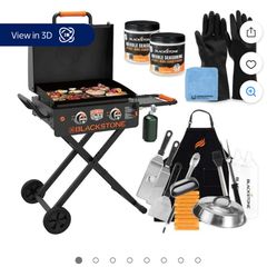 Blackstone Griddle With Hood And Flexible Legs 