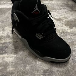 Jordan 4 Retro Black Canvas