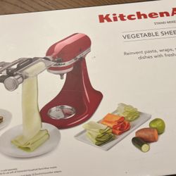 KitchenAid stand mixer, attachment, vegetable sheet cutter
